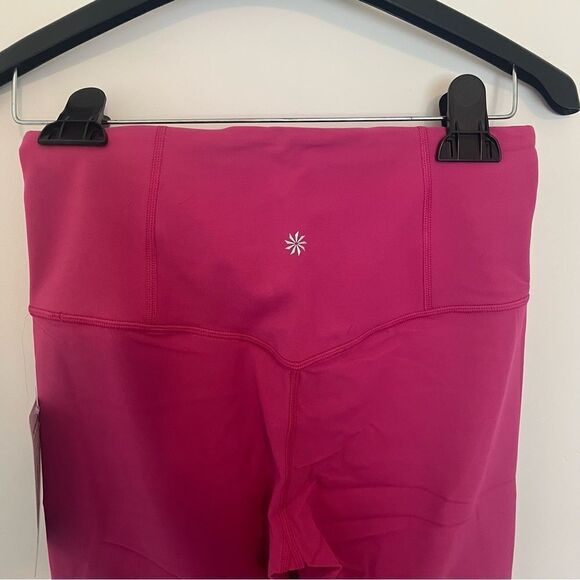 Athleta ELATION ULTRA HIGH RISE CROP Small Iceplant Pink NEW - Picture 10 of 12